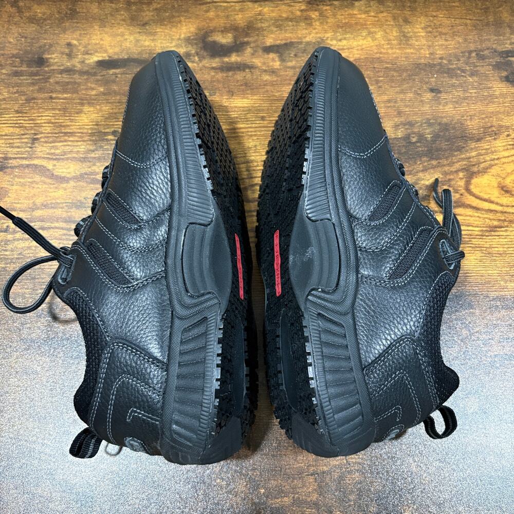 OrthoFeet Women 7.5 D Sneakers Pacific Palisades Black Waterproof Leather 945 - Picture 9 of 9